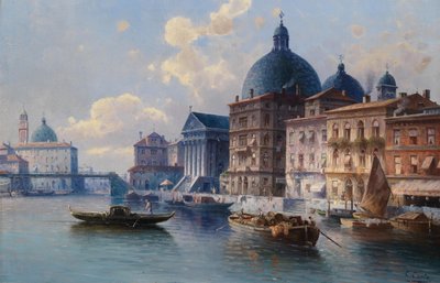 Church of San Simeone in Venice by Karl Kaufmann